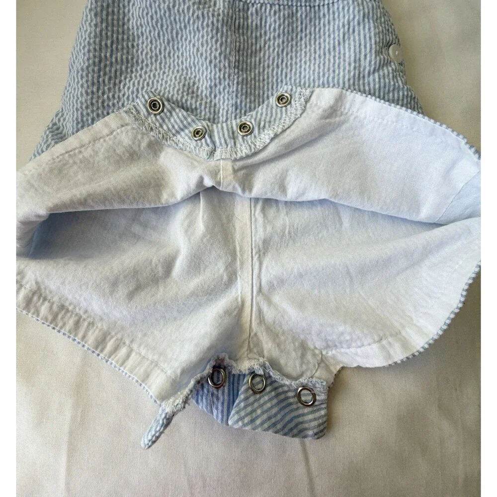 Infant boy 0-3 mo Ralph Lauren Romper Blue & 3 Edgehill Coverall Light Blue Lot